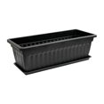 thumbnail image 1 of DOLITY 17 Inches Flower Window Box with Tray for Balcony Indoor Outdoor Plants Yard black, 1 of 9