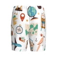 thumbnail image 5 of Easygdp Travel1 Men's Short Pajama Pants, Sleep Shorts, Household Pants, Casual Pants with Pockets - Large, 5 of 9
