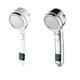 thumbnail image 5 of Inteprter Cabezal de ducha de baño, cabezal de pulverización de 20mm con aumento de presión de ahorro de agua ajustable de mano, suministros de cabezal Juegos de accesorios de baño No.01 Inteprter HA005313-01, 5 of 6