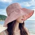 thumbnail image 2 of CoCopeaunts Women's Lace Summer Hat Breathable Floppy Sun Hat UV Protection Elegant Foldable Roll-Up Beach Hat Summer Vacation Outdoor, 2 of 8