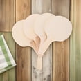 thumbnail image 4 of Mobutofu 4 Pair Blank Design Diy Table Tennis Racket Blanks with Ergonomic Handling for Training, 4 of 8