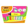 thumbnail image 2 of Bic Highlighter Flat - Assorted Pastel & Neon - Blister pack of 8, 2 of 8