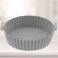 thumbnail image 4 of Freidora de aire de silicona cepillo resistente al calor sartenes antiadherentes utensilios de cocina para hornear, 4 of 9