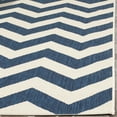 thumbnail image 3 of Safavieh Courtyard Bailey Chevron Indoor/Outdoor Runner Rug, 2'3" x 14', Navy/Beige, 3 of 7