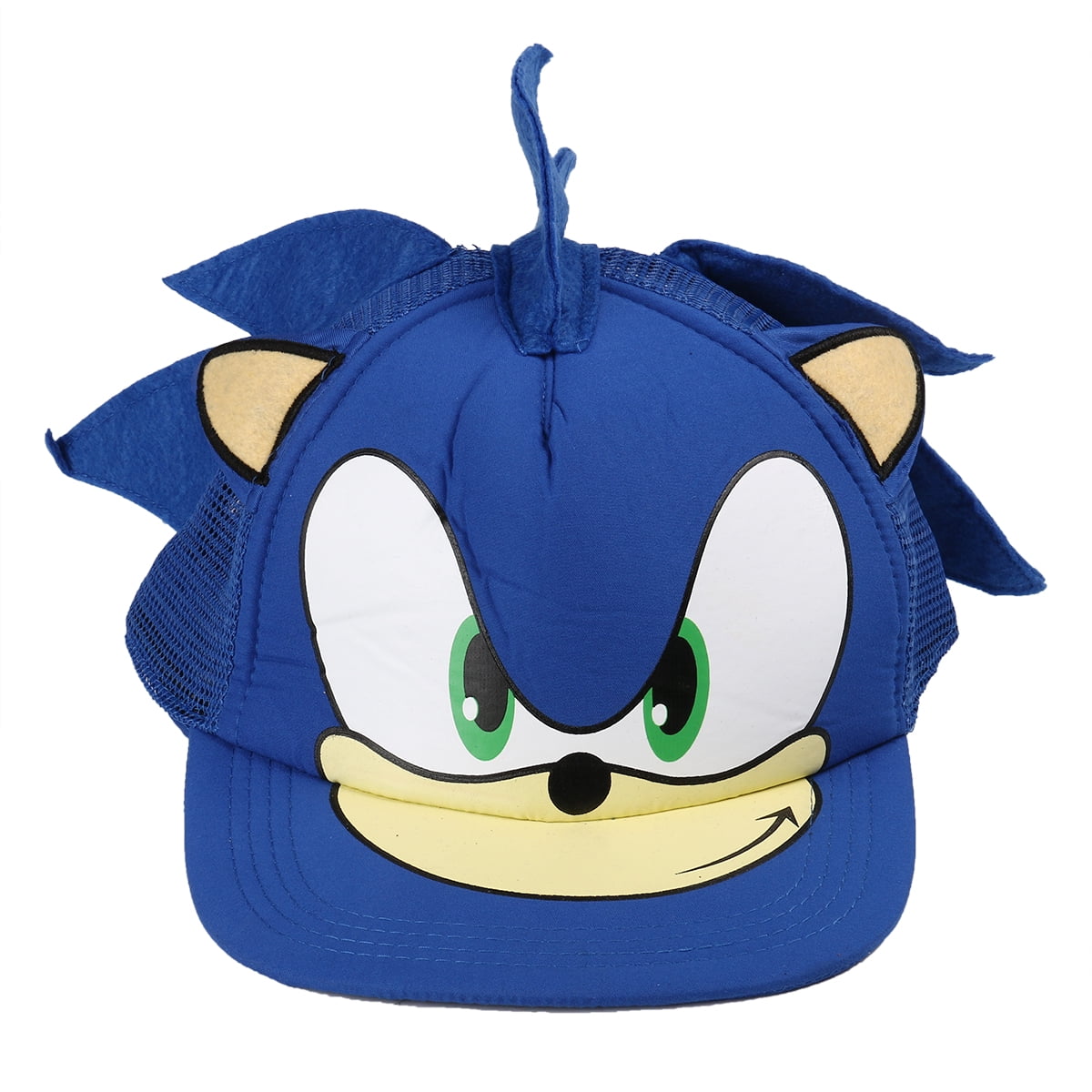 Cute Cartoon Sonic Hedgehog Hat Boys Girls Cartoon Youth Flat Hat Blue Adjustable Cap Hip Hop