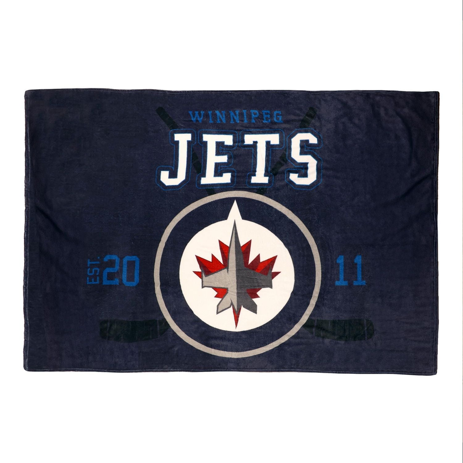 NHL Winnipeg Jets Jumbo Blanket, 62" x 90"