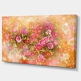 thumbnail image 2 of Spring Background with Little Flowers - Large Floral Canvas Artwork, 2 of 4