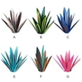 thumbnail image 4 of Naiovety 9 piezas de hojas de Agave DIY montaje Metal arte del hierro planta estatua decorativa horticultura para jardín al aire libre Decoración del hogar Rojo, 4 of 6