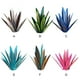 thumbnail image 4 of Inteprter 9 piezas de hojas de Agave, montaje DIY, estatua de planta de arte del hierro, decoración del hogar, jardinería para estacas de Decoración del hogar Rojo, 4 of 6