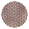 thumbnail image 2 of Unique Loom Eco Trellis Collection Area Rug - Osage (7' Round Dusty Rose/Ivory), 2 of 11