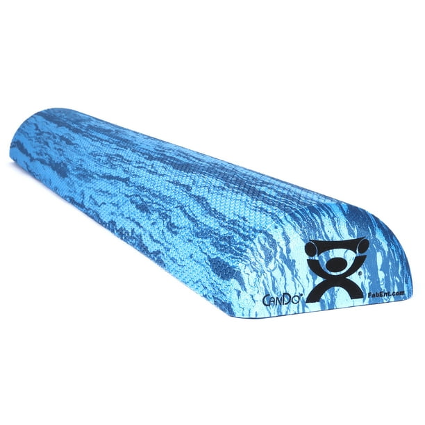 CanDo Blue Marble High Density EVA Foam Roller For Muscle Restoration