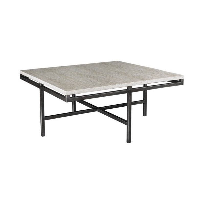Hammary East Park Square Tail Table In Gunmetal Hammary East Park Square Tail Table