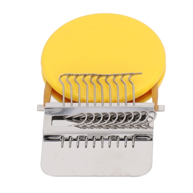 Mini Loom Machine, Wide Applications Knitting Machine For Home For Travel Yellow,Grey