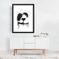thumbnail image 6 of Cosmic love - Illustration Line Art Minimalist Black and White Geometric Black Framed Wall Art Print 12 x 18 inches, 6 of 7
