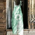 thumbnail image 3 of JULMCOMO Dressy Jumpsuits for Women Cute Baggy Romper Wide Leg Bib Overall Floral Print Womens Pants with Pockets, 3 of 3