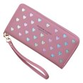 thumbnail image 1 of Lady Wallet Large Capacity All-match Heart Fashion Card Wallet Clutch Pouch, 1 of 8