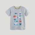thumbnail image 2 of BJUTIR Boys T Shirts Comfortable Top Casual Crew Neck Children'S Top Sports Shirt Clothing Athletic Fit Tee Size 5-6 Years, 2 of 6