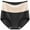 Black, variant on Sngxgn Women's Underwear Seamless Full Briefs Soft Panties Invisibles Briefs Comfort Underpants Ladies Panties(Black,L)