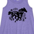 thumbnail image 2 of International Harvester - Freespirit Horse - Youth Girls A-line Dress, 2 of 5
