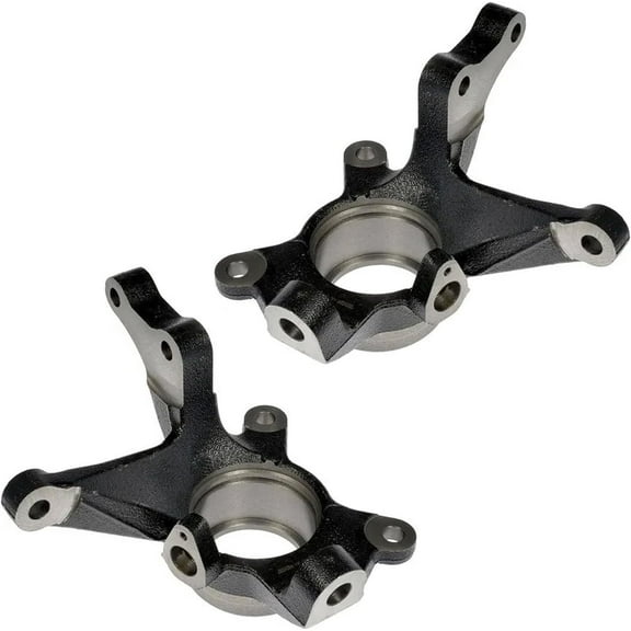 Detroit Axle - 2pc Front Steering Knuckles for Hyundai 2001-2006 Elantra [4-Wheel ABS] Steering Knuckles Assembly 2002 2003 2004 2005 Replacement
