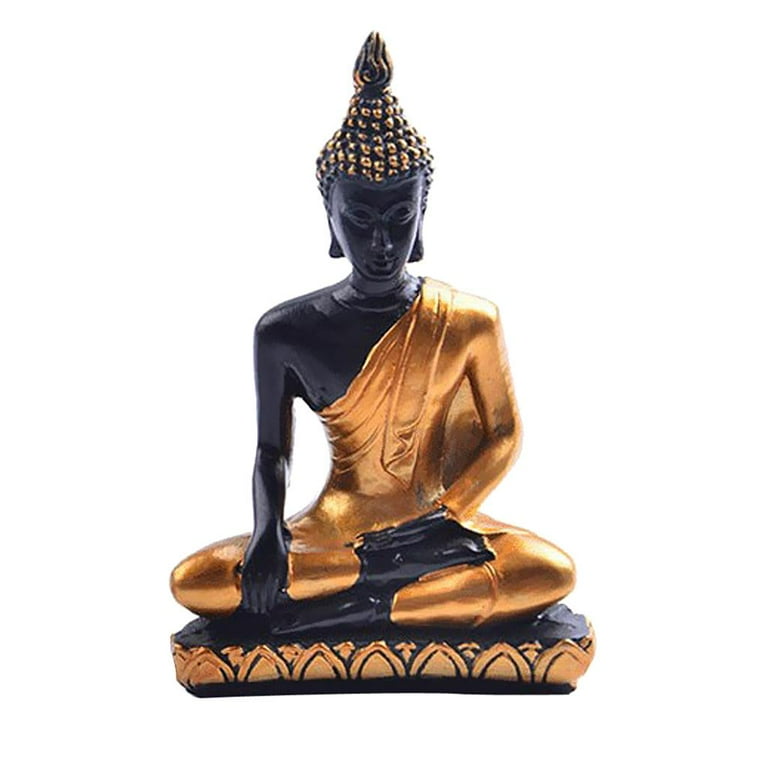 Hand Painted Resin Meditating Buddha Statues Hand Painted Resin Meditating Buddha Statues
