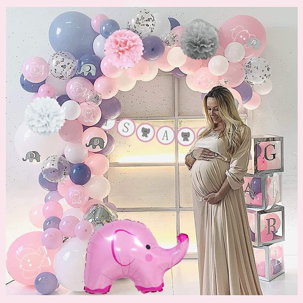 Elefanten-Konfetti Set – 200 Stück In Rosa & Blau Für Babyparty, Geburtstag & Geschlechter-Enthüllung