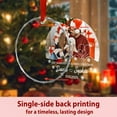 thumbnail image 6 of Just Married Our First Christmas Custom Photo Ornament, Personalized Glass Ornament for Newlyweds 2025, Wedding Couple Keepsake Gift, 6 of 6