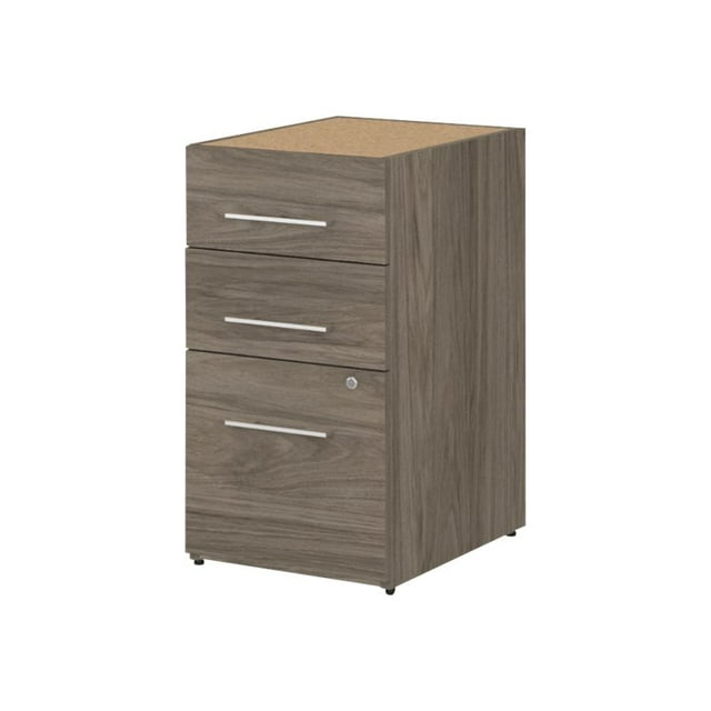 Bush Business Furniture OFF116MHSU 16 x 20 x 29 in. Office 500 3 Drawer File Cabinet, Modern Hickory