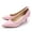 Pink, variant on Woobling Women Comfort Heels Work Anti-Slip Sexy Dress Shoes Fashion Pumps Nude 5.5