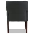 thumbnail image 4 of Alera Reception Lounge 600 Series Guest Chair, 26.13" x 27.13" x 34.63", Black Seat/Black Back, Mahogany Base -ALERL6419M, 4 of 4