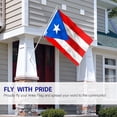 thumbnail image 2 of Anley Fly Breeze 3x5 Foot Puerto Rico Flag - Vivid Color and UV Fade Resistant - Canvas Header and Double Stitched - Puerto Rican National Flags Polyester with Brass Grommets 3 X 5 Ft, 2 of 6