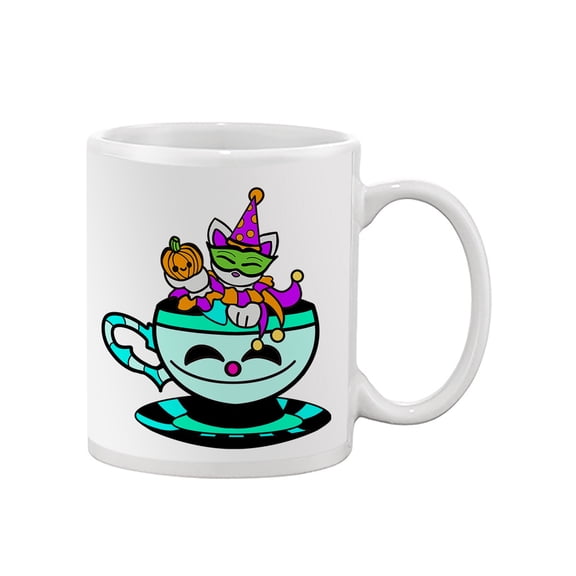 Jester In A Cup Mug - Rose Khan Designs,