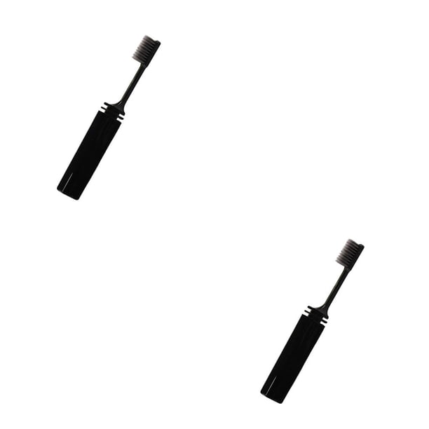 Jumpingount Ibcccndc 2 uds cepillos de de carbón de bambú plegable viaje Camping senderismo al aire libre juego de cepillo de Type2 NO2