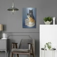 thumbnail image 5 of Luxe Metal Art 'Cat Family' by Harro Maass, Metal Wall Art, 16"x24", 5 of 9