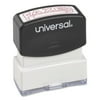 Universal Message Stamp, FAXED, Pre-Inked One-Color, Red -UNV10054