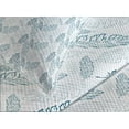 thumbnail image 4 of Ambesonne Teal and White Quilted Bedspread Set 2 Pcs, Grunge Feathers, Twin Size, Teal Dark Blue White, 4 of 5