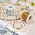 thumbnail image 3 of 21.87 Yards 1MM Gold and Silver Metallic Elastic Twine Round Cord Thread Rope Christmas Ornament String for DIY, 3 of 6