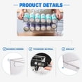 thumbnail image 3 of Organizador para refrigerador, dispensador de latas, contenedor organizador de almacenamiento, caja de almacenamiento de latas de refrescos y bebidas rodantes automáticas de 2 capas para nev, 3 of 5