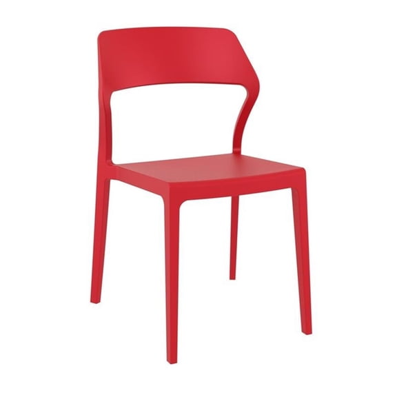 Compamia Snow Patio Dining Chair in Red