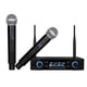 thumbnail image 1 of 3 piezas de micrófono inalámbrico profesional doméstico dual Micrófono inalámbrico Altavoz Micrófono de mano Micrófono de karaoke Reproductor de música con enchufe de EE. UU. Para reuniones de oficina, 1 of 7
