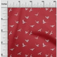 thumbnail image 1 of oneOone Viscose Jersey Fabric Bird Ikat Printed Fabric 1 Yard 60 Inch Wide, 1 of 4