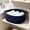 Navy, variant on Cotton Rope Storage Basket with Handles, Handwoven Decorative Organizer Bin for Baby Toys Bedroom and Bathroom, Soft Aesthetic Laundry Hamper Navy