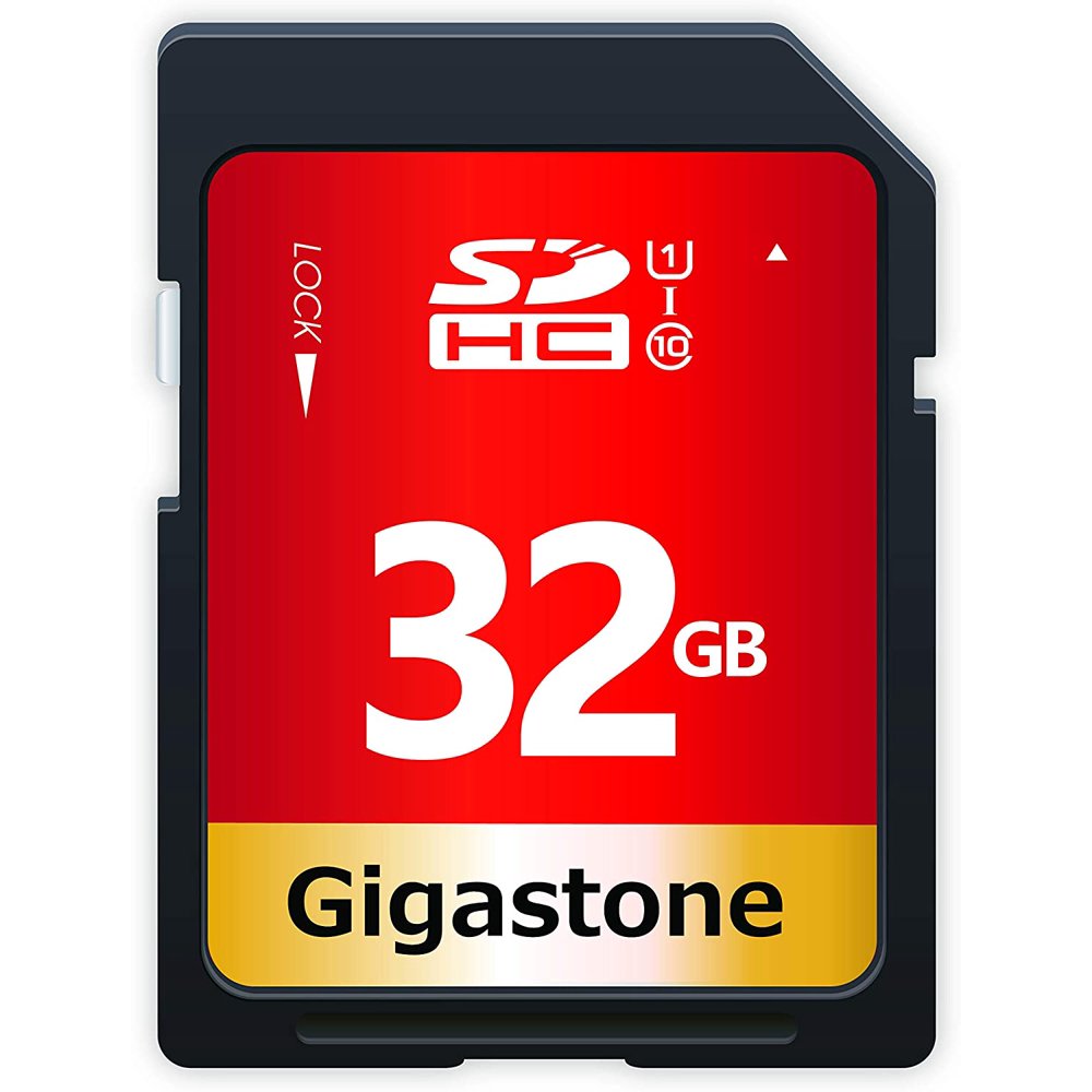 Gigastone 32GB SDHC Card Class 10 UHSI U1 Up to 80MB/s Memory Card