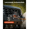 thumbnail image 6 of VEVOR Electric Winch, 12000 lbs Load Capacity, 12V DC Truck Winch with Φ3/8 in x 92 ft Synthetic Rope, Wireless & Wired Remote Control, IP67 Waterproof for Towing Off-Road SUV Jeep Trailer Boat, 6 of 9