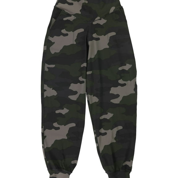 American Eagle Womens Camo Casual Jogger Pants, Green, Medium