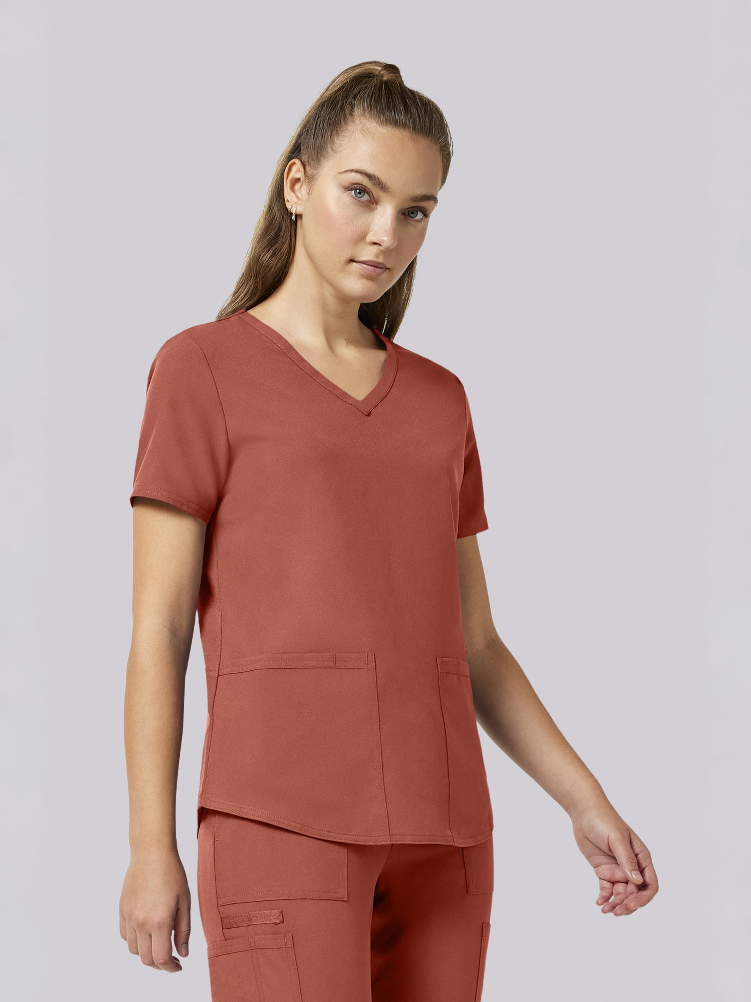 Scrubstar Core Essentials Women’s V-Neck Scrub Top, Sizes XS–3XL