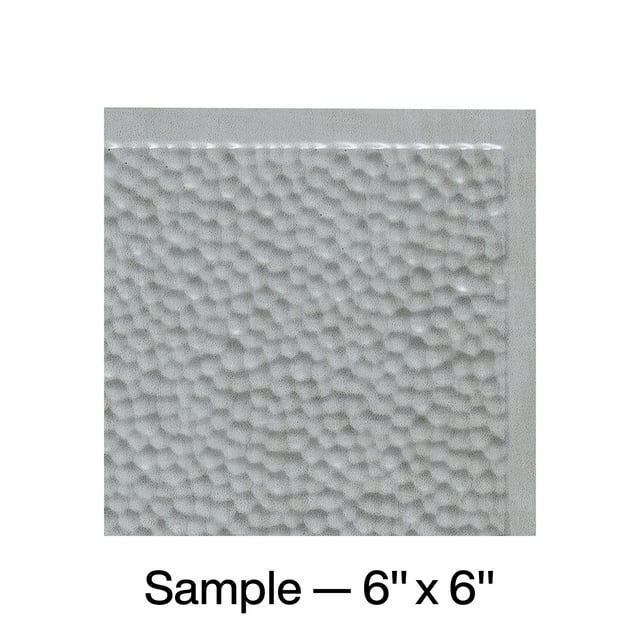 FASÄDE Hammered Decorative Vinyl Backsplash Panel in Cashmere (6X6 Inch Sample)