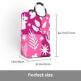 thumbnail image 3 of XMXY Pink Freedom Rectangular Laundry Basket Organizer,Collapsible Tall Clothes Hampers for Laundry with Handles, 3 of 6