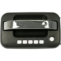 Dorman 97689 Front Driver Side Exterior Door Handle for Specific Ford / Lincoln Models, Black; Chrome