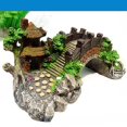thumbnail image 3 of Pavilion Tree Fish Tank Decoration  Poly Resin Bridge Aquarium Ornament  Climbing Platform for Fish Turtle, 3 of 10
